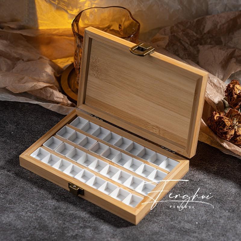 36-Grid Nail Art & Watercolor Mixing Palette Box