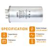 CBB65 Circular Run Capacitor, 450VAC 5 uf/MFD 50/60Hz Round Start Capacitor - Very Suitable for Air Conditioning, Fan Capacitor, Etc. (5 Uf)