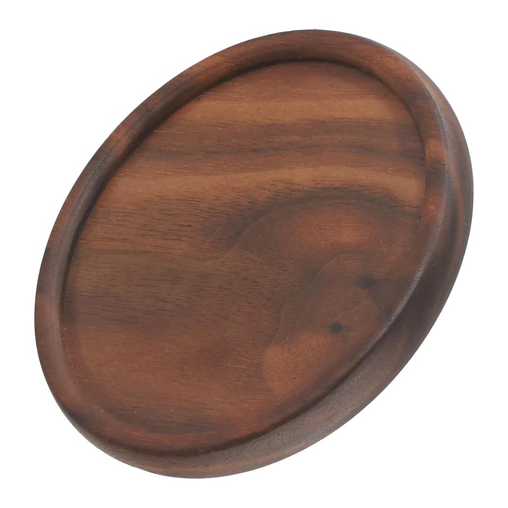 1PC Solid Walnut Wood Coaster Round Square Beech Wood Cup Mat Heat Resistant Tea Coffee Cup Pad Placemats