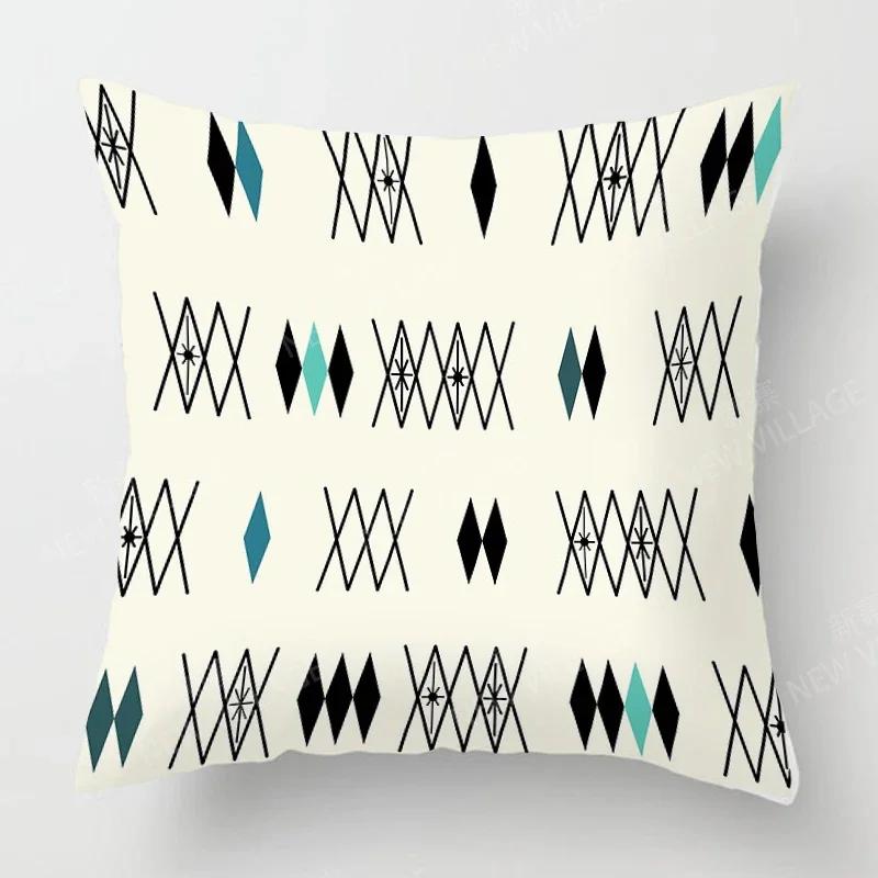 Nordic fall home decor autumn throw pillow case sofa Cushion cover modern x x x x geometry