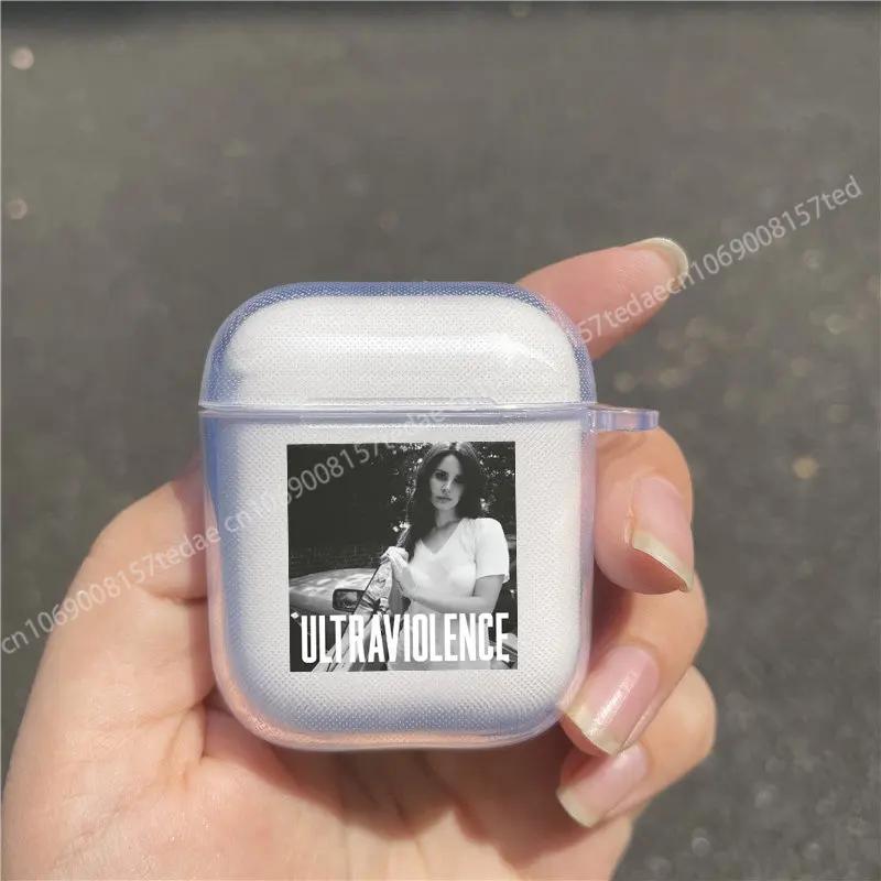 

I Love Lana Del Rey Singer Poster Earphone Case Fo Apple AirPods Pro 1 2 3 Case TV Show Clear Headphone Charging Box Cover Airpods Pro