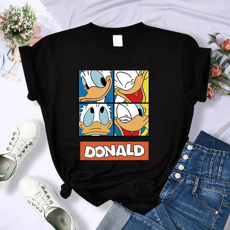90s Mickey Print Tshirts for Women Fashion Minnie Mouse T Shirt Streetwear FeUnisex Clothes Disney Tshirt
