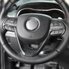 Car Steering Wheel Decoration Cover Sticker Trim Frame for Jeep Grand Cherokee 2014-2020 Auto Interior Mouldings Accessories