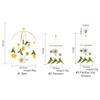 Rotating Crib Mobile: Newborn Baby Sleep Aid & Educational Rattle Toy