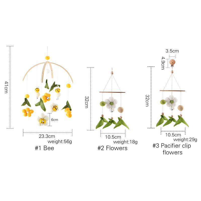 Rotating Crib Mobile: Newborn Baby Sleep Aid & Educational Rattle Toy