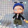 For zsiga doll Clothes Workwear Style Top Shorts Necklace Outfit For 1/8 BJD Doll Camping Dress Up Clothing Accessories
