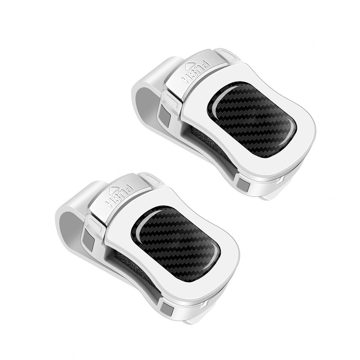 

2 шт./1 шт. Автомобильный зажим для очков, держатель для карт и билетов, зажим для ручки, универсальный автомобильный аксессуар для интерьера 2PCS