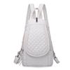 Damen Rucksack Multifunktionale Brusttasche Umhängetasche Gewaschenes Weiches Leder Rucksack