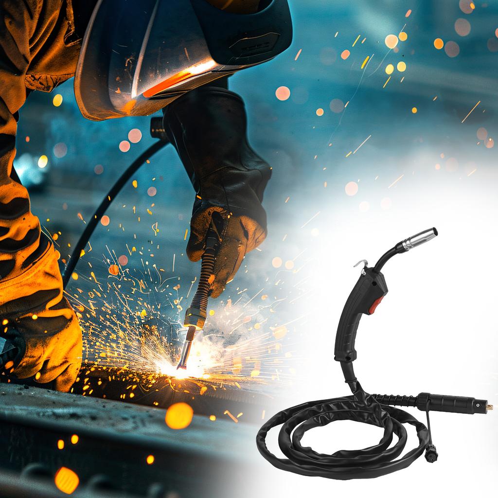 Semiautomatic F180 180A FLUX MIG Welding Gun 2 Meters Welding Torch Small Welding Machine Flux Cored Wire