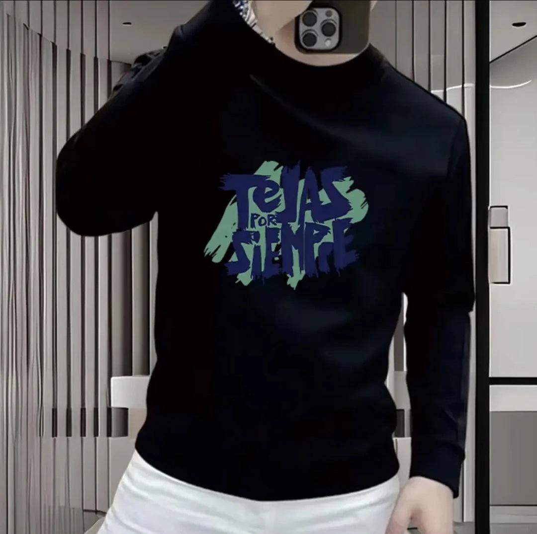 

Men s Luxury Autumn/Winter Trendy Print Slim Fit Pullover Hoodie L