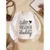 Kids Sweatshirt Trendy Letter Print Casual Crew Neck Sweatshirt - Perfect for Everyday, Parties & Holidays