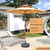 Outdoor Double-Top Central Pole Sun Umbrella
