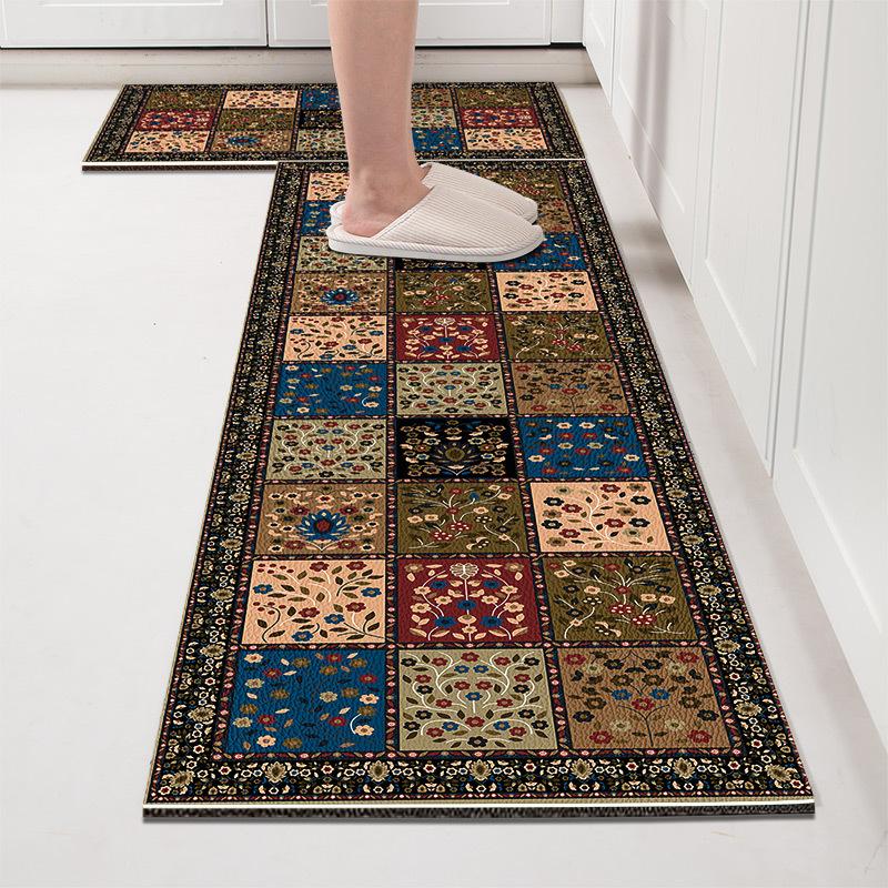 

Богемний Етнічний Стиль Кухонний Килимок для Підлоги Приліжковий Килим Довгий Килим Килимок для Ніг біля Вхідних Дверей 40 * 120Cm