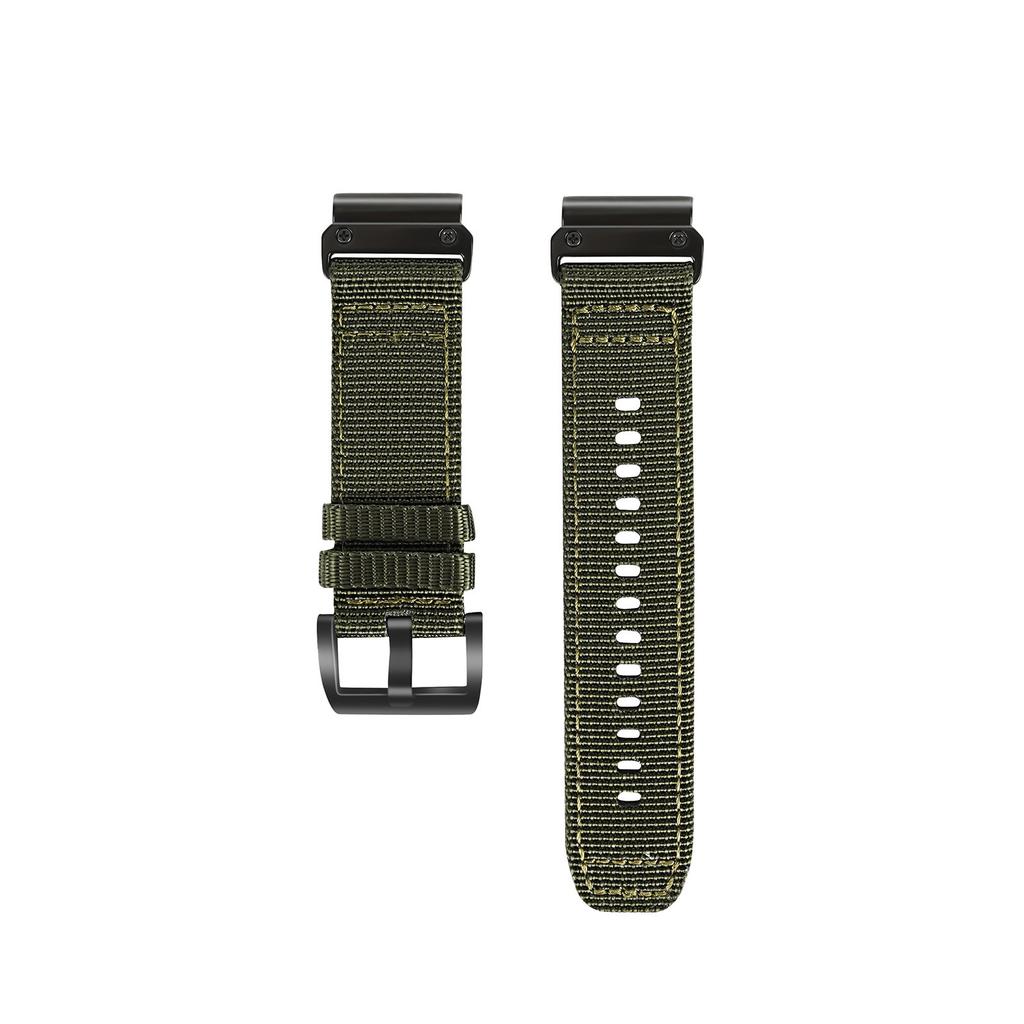 For Garmin Fenix 7 Pro 8 Canvas Strap Tactix 8 Nylon Strap Pin Buckle 20/22/26mm Watch Band