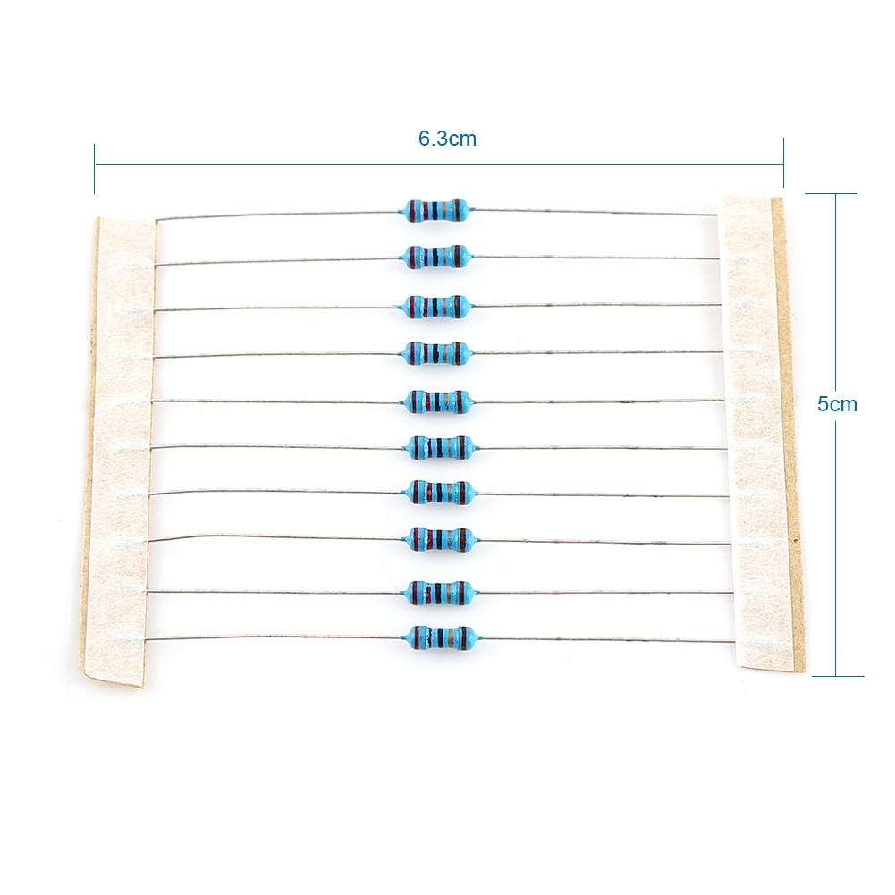 560pcs 56 Types Metal Film Resistor Electronic Assorted Resistance Components Kit