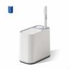 Trash Can with Lid and Brush Bin Toilet Compact for Restroom Tg5620 6 Heads