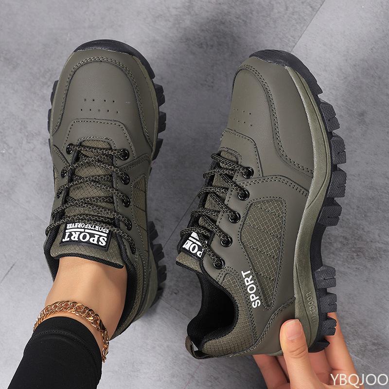 Fashionable Versatile Women's Shoes New Spring Autumn Thick Soled Anti Slip Women's Shoes Casual Comfortable Sports Hiking Shoes