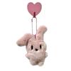 Cute Plush Rabbit Keychain Fashion Bag Ornaments Backpack Decor Car Keys Holder
