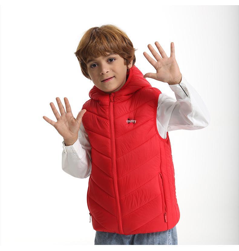 Children's USB Heated Winter Vest with Intelligent Temperature Control