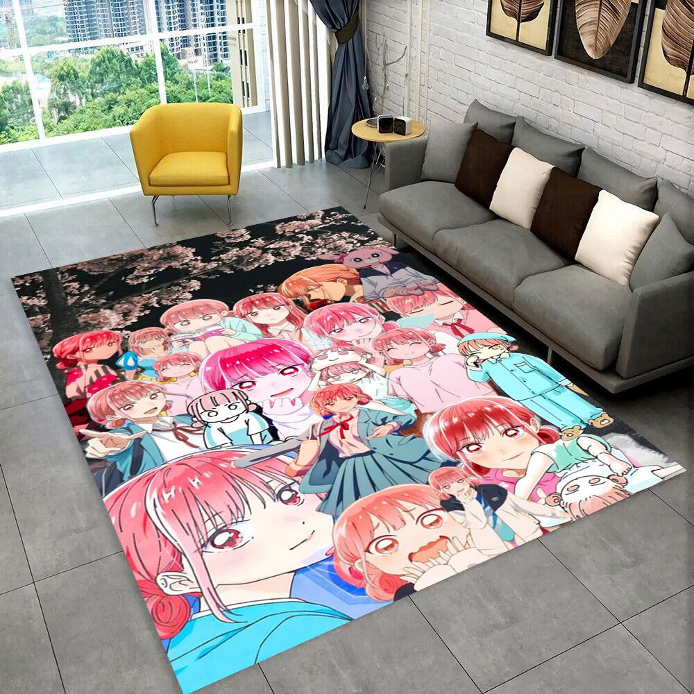 3D Cartoon Blue Box Ao No Hako Love Anime Hina Carpet Rug for Home Living Room Bedroom Sofa Doormat Decor,kid Non-slip Floor Mat