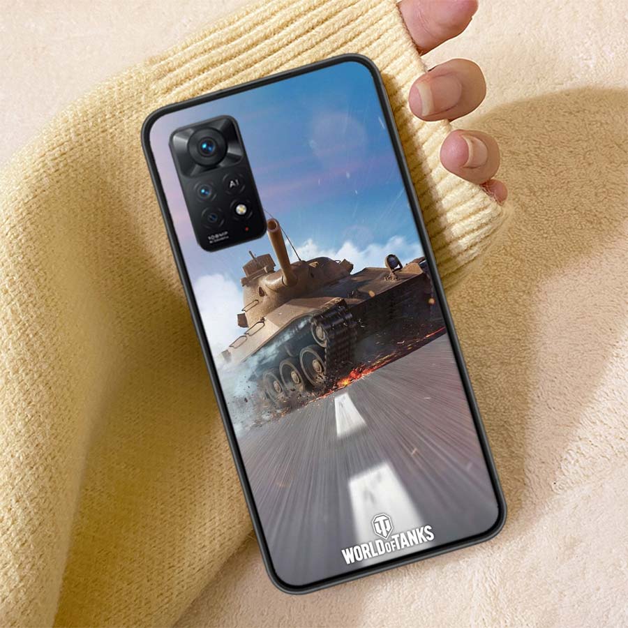 World Of Tanks Game Phone Case For Redmi 13C 14C Note 14 13 Pro Plus 5G 12 12C 10A 10C 10 9A 9C 9T 9 8 8A K70 Pro Cover TPU Shel