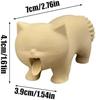 Penlimly Cat Toothpaste Squeezer | Vomiting Cat Topper - Cute Bathroom Dorm Nightstand Decor for Pet Lovers Home