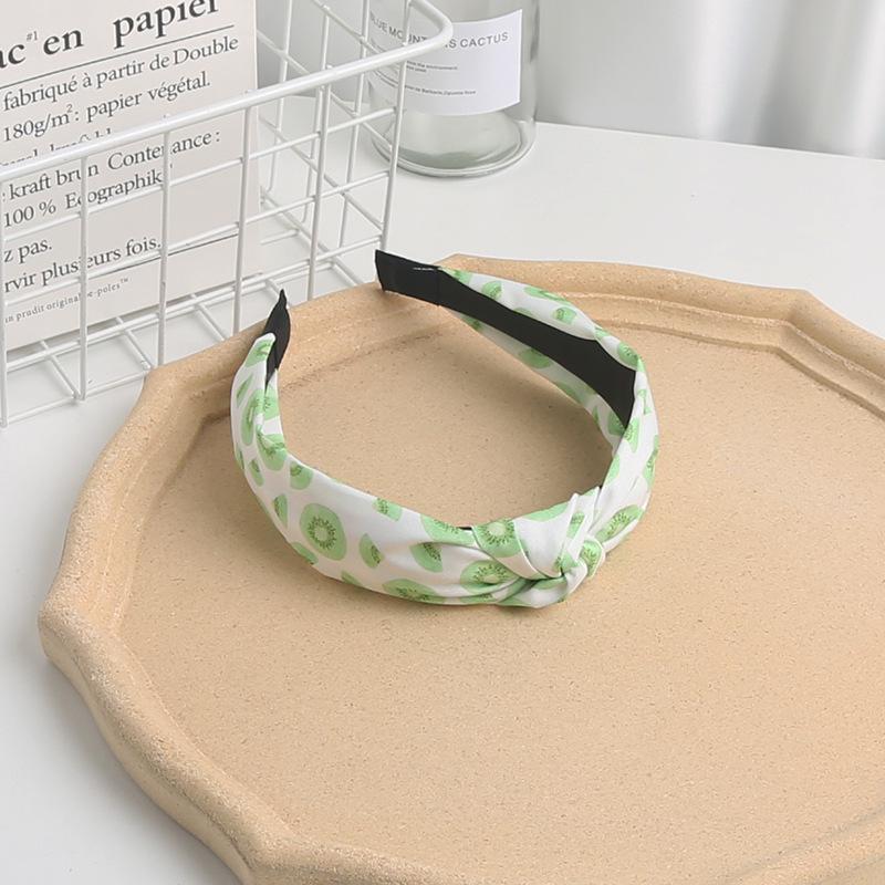 New Children's Fruit Pattern Headband Fabric Knot Headband Cute Sweet Headband Hair Accessories for Girls