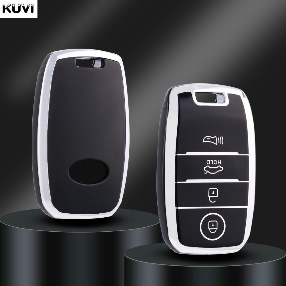 3/4 Przyciski Powłoka TPU Dla KIA Rio Rio5 Sportage Ceed Cerato K3 KX3 K4 K5 Sorento Optima Picanto Samochodowy Pilot Inteligentny Kluczyk Etui Pokrowiec