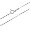 Silver Chain - Diamond-Cut Bead - 55 Cm