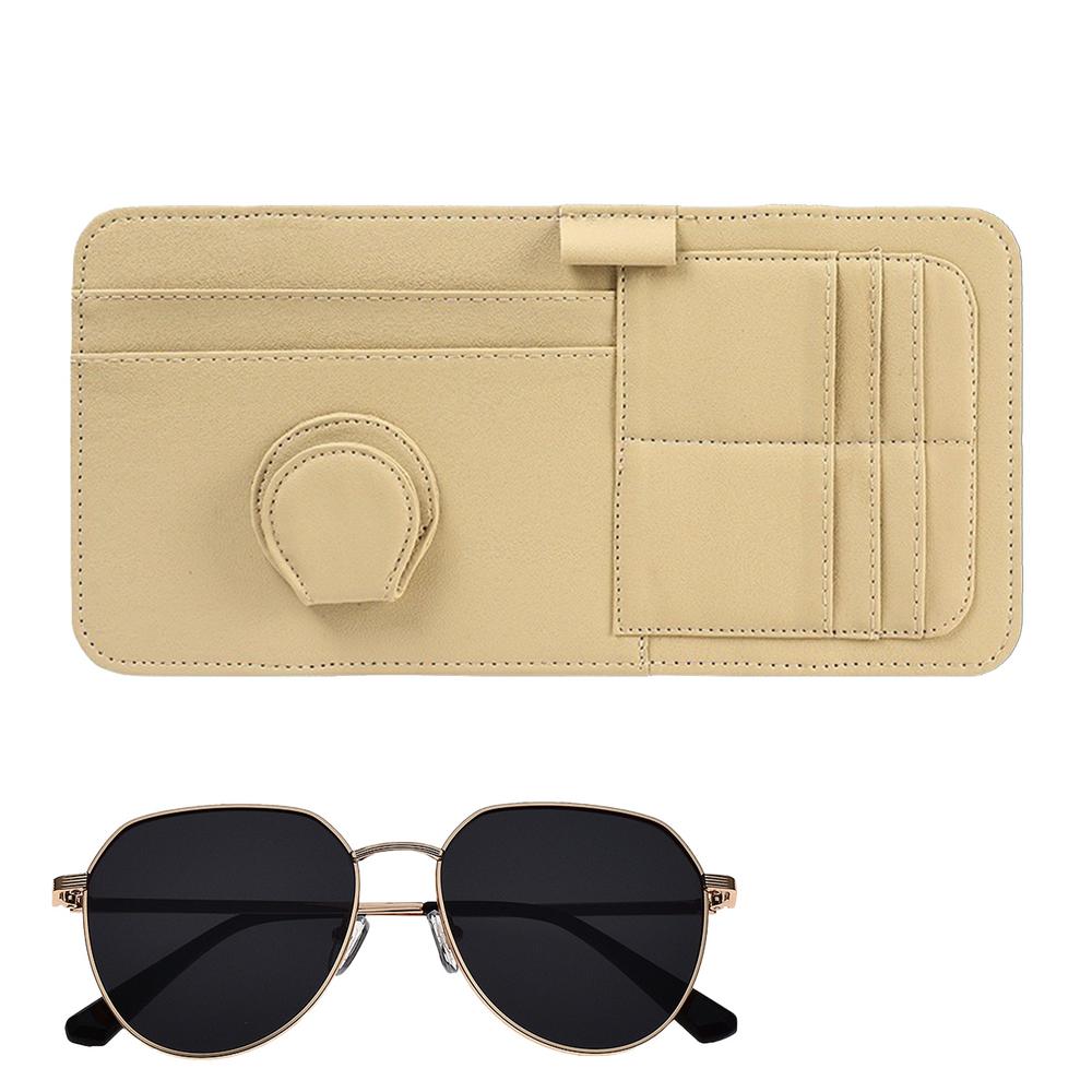 Visor Organizer For Trucks Truck Visor Organizer Visor Card Holder Car Visor Accessories Auto Interior Pocket Multi-Pocket белый