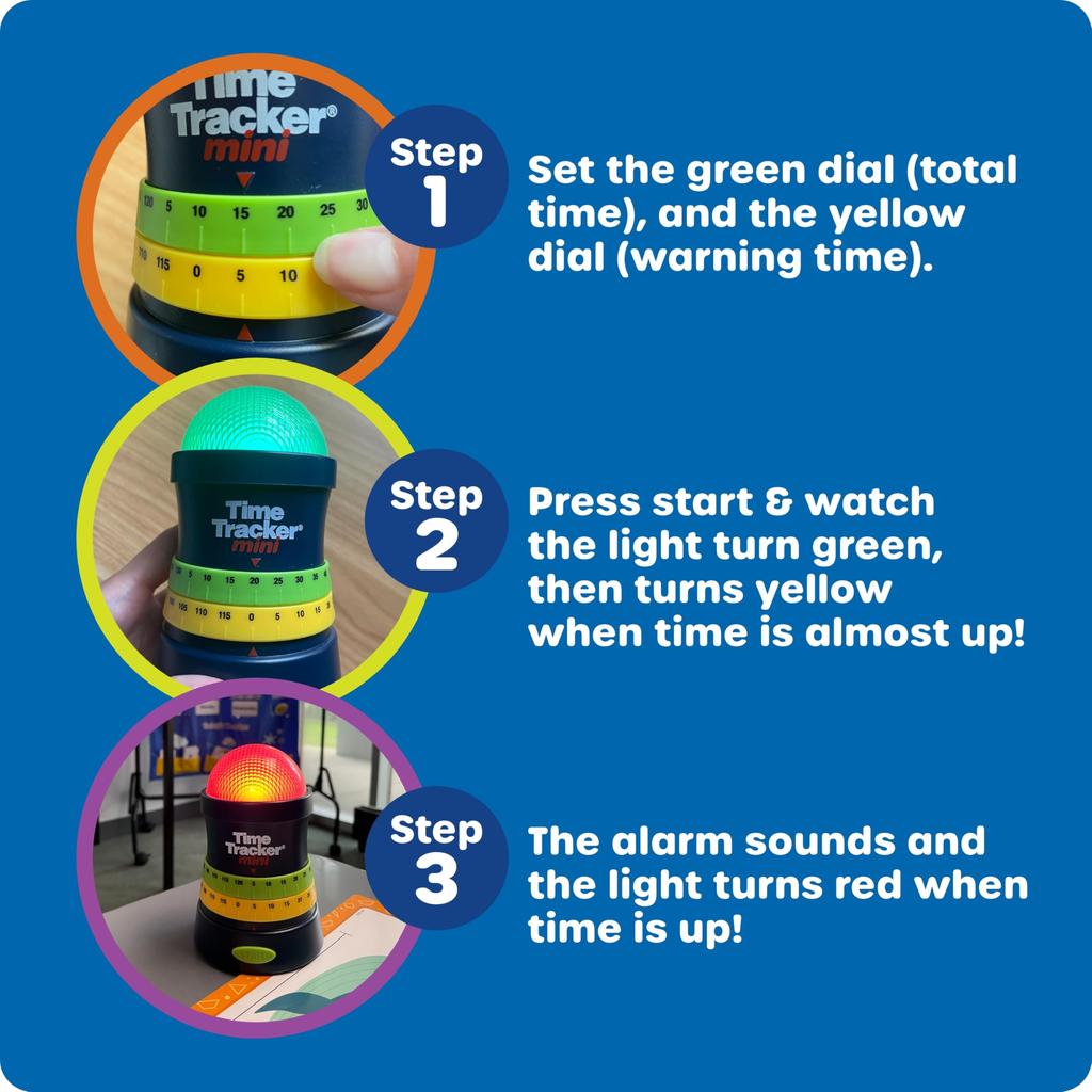 Learning Resources Time Tracker(R) Mini Light-Up & Sound-Activated Mini Timer LER 6909