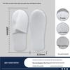 Non-Woven Thickened Disposable Slippers for Hotels, Homestays, Travel, and Hospitality