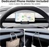 5PCS Center Console Organizer Tray For Tesla Model Y 2026 Model 3 Cup Holder Phone Holder Console Electrostatic Adsorption Cover