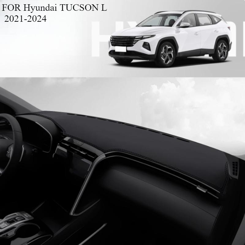 FOR Hyundai TUCSON L -2024 Car Dash Mat Dashmat Dashboard Mat Cover Sun Shade Dash Board Cover Carpet Accessories