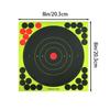 10Pcs Hunting Training Target Stickers Fluorescent Self Adhesive Stickers For Shooting Range Practice