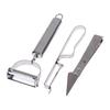1/3Pcs Stainless Steel Vegetable Peeler Set Multifunctional Fruit Slicer Cutter Tools Potato Carrot Grater Julienne Peeler