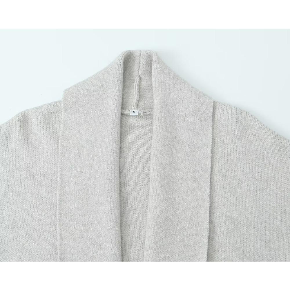 GMXIA Damen Vintage Casual Solid Color Print Herbst Winter Langarm POLO Neck Jacken & Mäntel