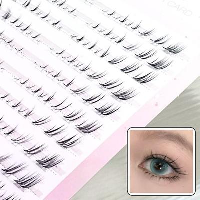 LuxeFlutter - Natural Fox Eye Cluster Low False Eyelashes