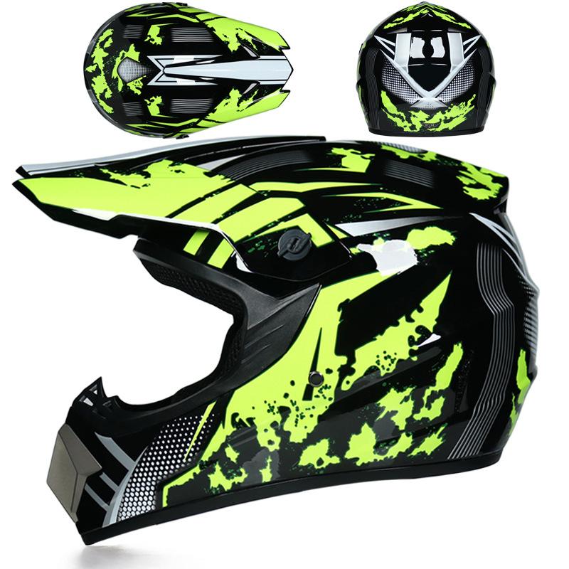 Four Seasons Motorcycle Off-road Helmet for Men and Women, Electric Bike Helmet, Mountain Bike Off-road Helmet, Racing Speed Descent Pedal