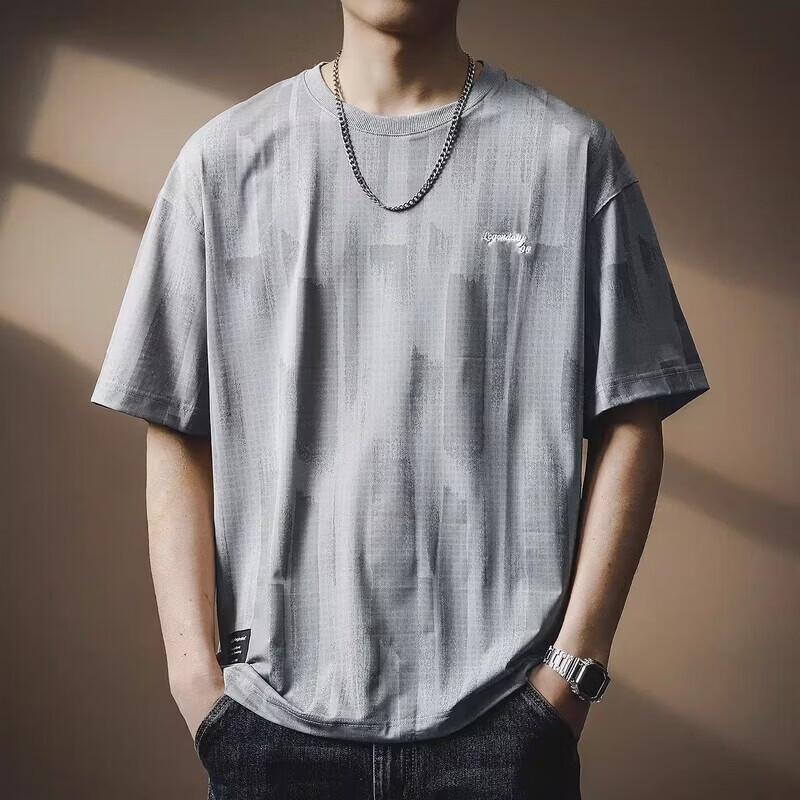 

Men s Premium Ice Silk Quick-Dry Cooling T-Shirt 3XL