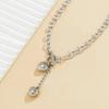 Thick Chain with Heart Pendant Tassels Necklace for Women Trendy Ladies Accessories On the Neck 2026 Fashion Jewelry Female Gift