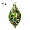 High Borosilicate Glass Spheres Hand Blown Ball Ornament, Colorful Christmas Hanging Decoration Reflective Baubles for Tree, Window, Patio,