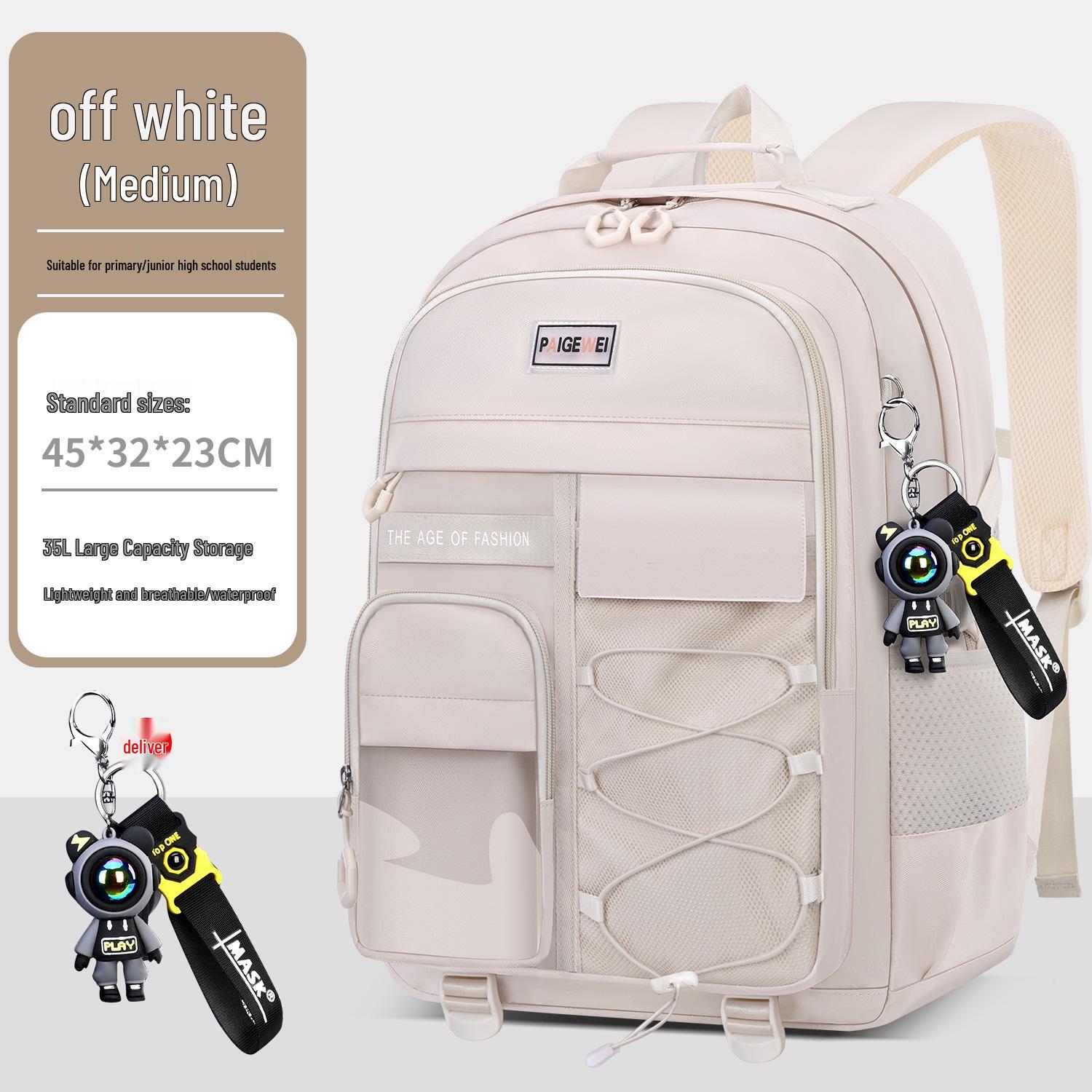 

Ultra-Lightweight, Large Capacity Backpack for Primary and High School Girls - Spine Protection & Reduced Burden Design for Students