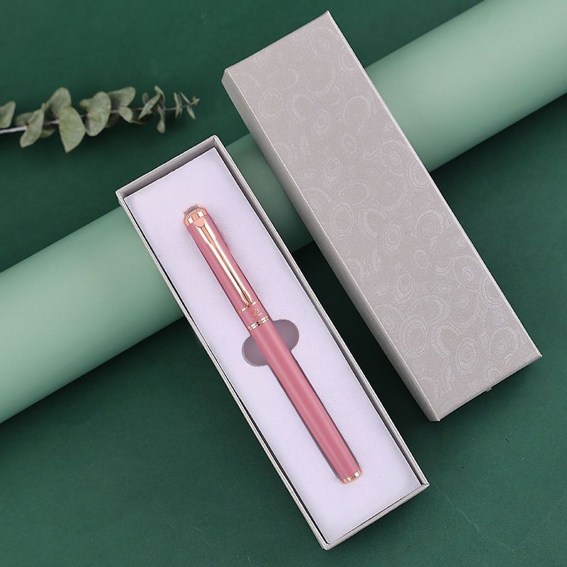 Roche Pen Gift Box With Lettering, Positive Posture, Special For Students, Replaceable Ink Bag, Iridium Pen Gift