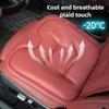 Car Breathable Back Row Seat Cushion All-Season Breathable & Premium Interior Upgrade,Anti-Slip Universal Fit for Luxury Sedans