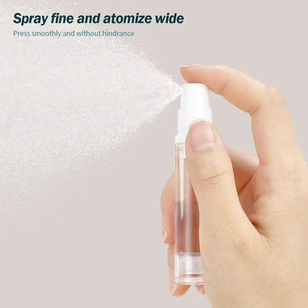 3/4Pcs Clear Travel Refillable Bottle 5-15ML Cosmetic Container Durable Lotion Sprayer Bottle