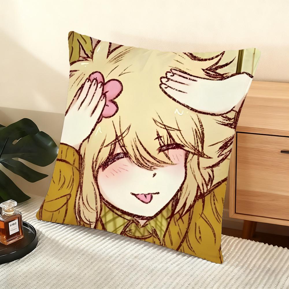 Game O-Omori Cushion Cover Soft Short Plush Pillow Cover Smooth Cozy Texture Aesthetic Cushion Case Home Decor