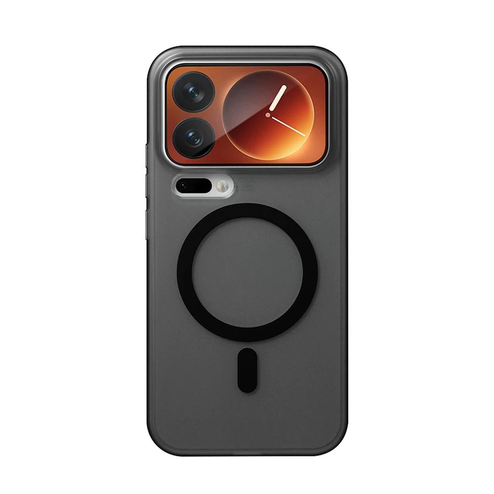 Luxury Matte Translucent Magnetic Shockproof Case for Xiaomi Mi 17 Pro Max 15 14 Poco F8 Ultra Wireless Charge Soft Bumper Cover