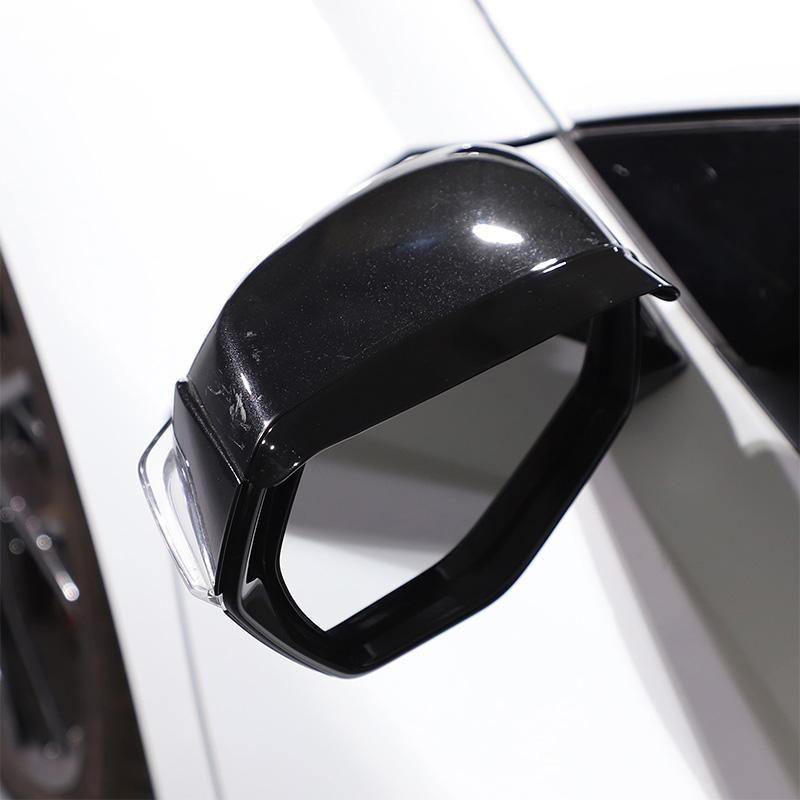 For Chevrolet Corvette C8 2020-2026 ABS Car Rearview Mirror Rain Vent Panel Cover Trim Sticker Decoration Accessories