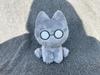 Wonwoo Plush Doll Cement Cat Kpop Peripheral Bar Same Keychain Small Doll Cute Plush Animal Toys Hipster Character Birthday Gift